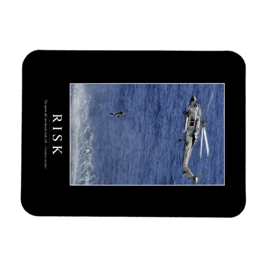 Risico: Inspirerend prijsopgave 1 Magneet (Horizontaal)