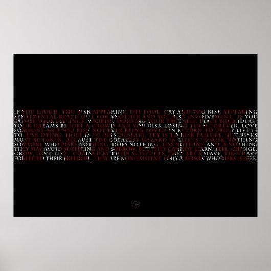 Risico Poster (Voorkant)