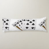 risico, succes, stijl, mode, spel, westers, ca lichaamskussen (Achterkant)