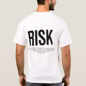 Risico T-shirt (Achterkant)