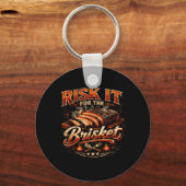Risico Voor De Besnijdenis Funny Bbq Pitmaster Smo Sleutelhanger (Voorkant)
