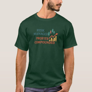 Risicobeheerde Winsten Opgecompound   Trader Tee T-shirt