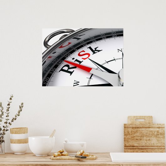 Risicodragend Poster (Keuken)