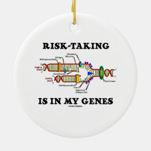 Risicogebruik is in mijn DNA-replicatie-Humor van Keramisch Ornament