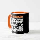 Risicomanager I Probeer Dingen Grappig Te Maken Ui Mok (Voorkant links)