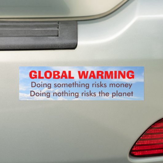 Risico's van de sticker met warmlopers (Op auto)