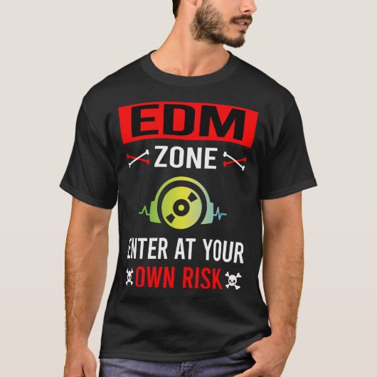 Risicozone EDM T-shirt (Voorkant)