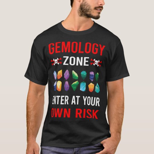 Risicozone Gemoloog T-shirt (Voorkant)