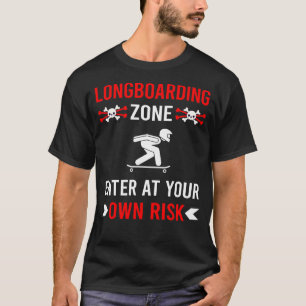 Risicozone Longboard Longboarder T-shirt