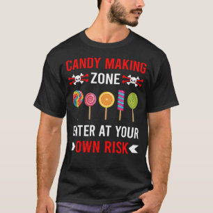 Risicozone Snoep Maker snoepgoed T-shirt
