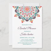 Rising Boho Indian Fusion Mandala Vrijgezellenfees Kaart (Voorkant)