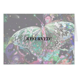 Rising Butterfly Table Kaart!