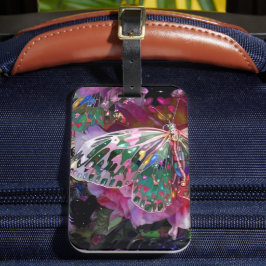 Rising Dawn Butterfly Bagagelabel