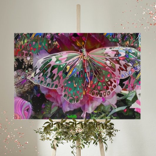 Rising Dawn Butterfly Canvas Afdruk
