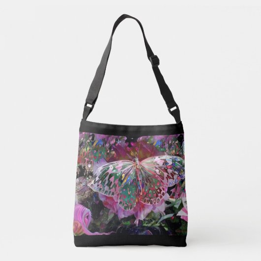 Rising Dawn Butterfly Crossbody Tas (Achterkant)