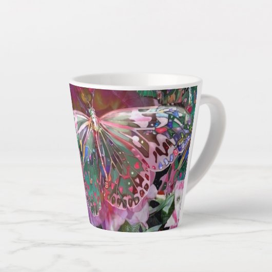 Rising Dawn Butterfly Latte Mok (Rechterhoek)