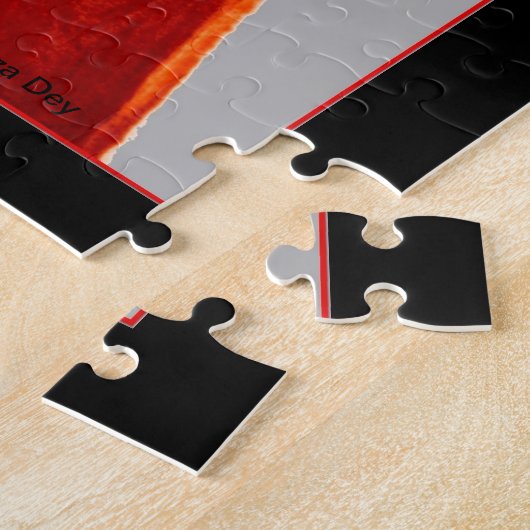 "Rising Devil" Jigzaag Puzzle Legpuzzel (Zijkant)