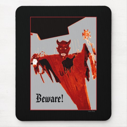"Rising Devil" Mousepad Muismat (Voorkant)