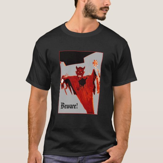 'Rising Devil' T-shirt voor volwassenen (Voorkant)