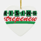 RISING ENTREPRENEUR KERAMISCH ORNAMENT (Voorkant)