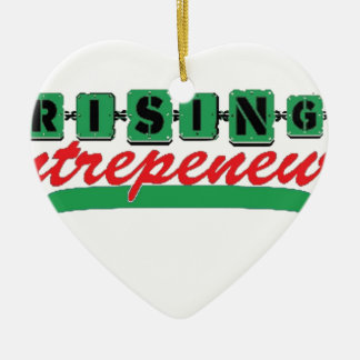 RISING ENTREPRENEUR KERAMISCH ORNAMENT