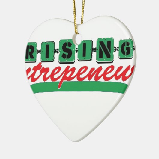 RISING ENTREPRENEUR KERAMISCH ORNAMENT (Links)