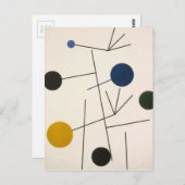 Rising, Falling, vliegen door Sophie Taeuber-Arp Briefkaart (Voorkant / Achterkant)