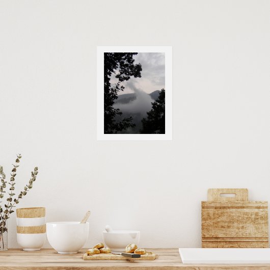 Rising Fog Poster (Keuken)