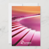 Rising Keys uitnodiging van 5 x 7 inch (Achterkant)