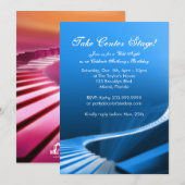 Rising Keys uitnodiging van 5 x 7 inch (Voorkant / Achterkant)
