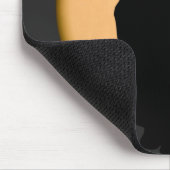 Rising Moon Cat Silhouette Mousepad Muismat (Hoek)