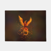 Rising Phoenix Bird Deurmat (Voorkant)