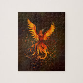 Rising Phoenix Bird Legpuzzel (Verticaal)