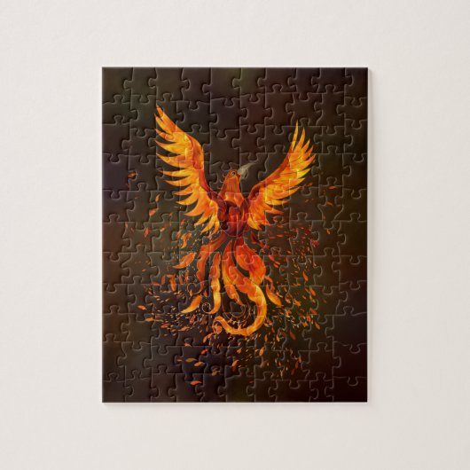Rising Phoenix Bird Legpuzzel (Verticaal)