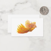 Rising Phoenix Bird Notitiekaartje (Voorkant / Achterkant in situ)