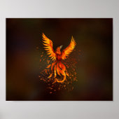Rising Phoenix Bird Poster (Voorkant)