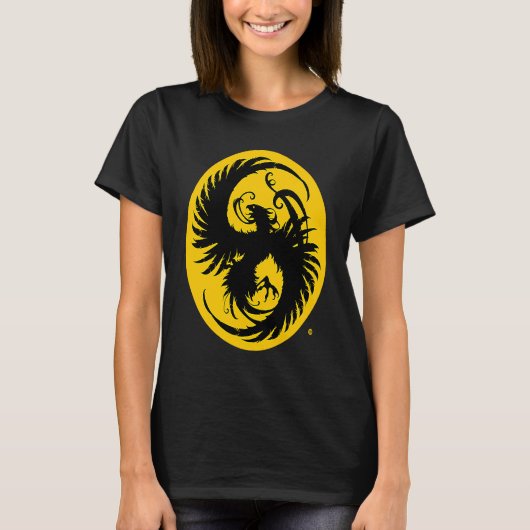 Rising Phoenix Bird T-shirt (Voorkant)