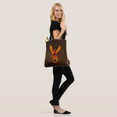 Rising Phoenix Bird Tote Bag (Op model)