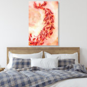 Rising Phoenix Canvas Afdruk (Insitu (Slaapkamer))