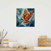 Rising Phoenix – Modern Kunst Poster (Keuken)