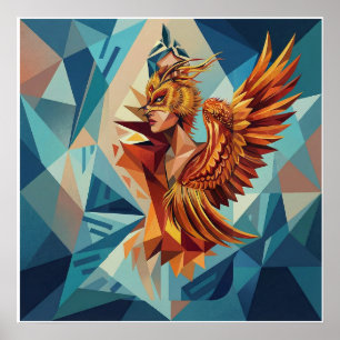 Rising Phoenix – Modern Kunst Poster