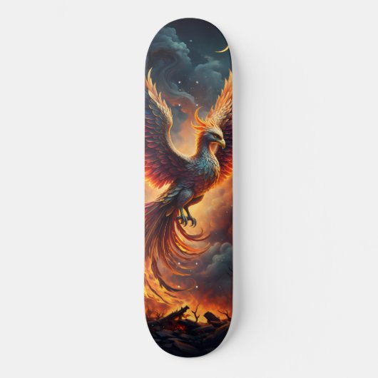 Rising Phoenix Persoonlijk Skateboard (Voorkant)