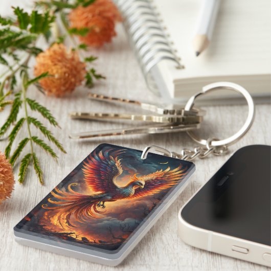 Rising Phoenix Sleutelhanger (Voorkant Rechts)