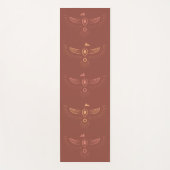 Rising Phoenix Yoga Mat in Clay (Voorkant)