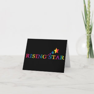 Rising Star BLANK Note Card Kaart