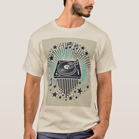 Rising Star DJ Logo T-shirt (Voorkant)