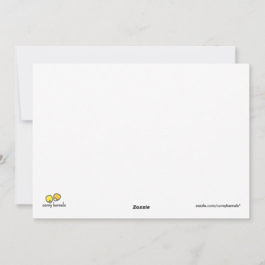 Rising Star Flat Wenskaart Feestdagenkaart (Achterkant)