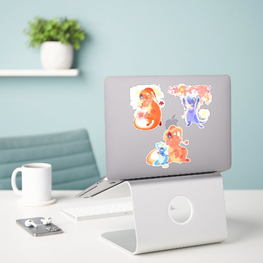 Rising Star Stickers (Laptop op bureau)