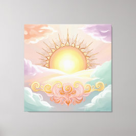 Rising Sun Canvas Afdruk