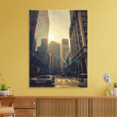 Rising Sun Canvas Afdruk (Insitu (Woonkamer))